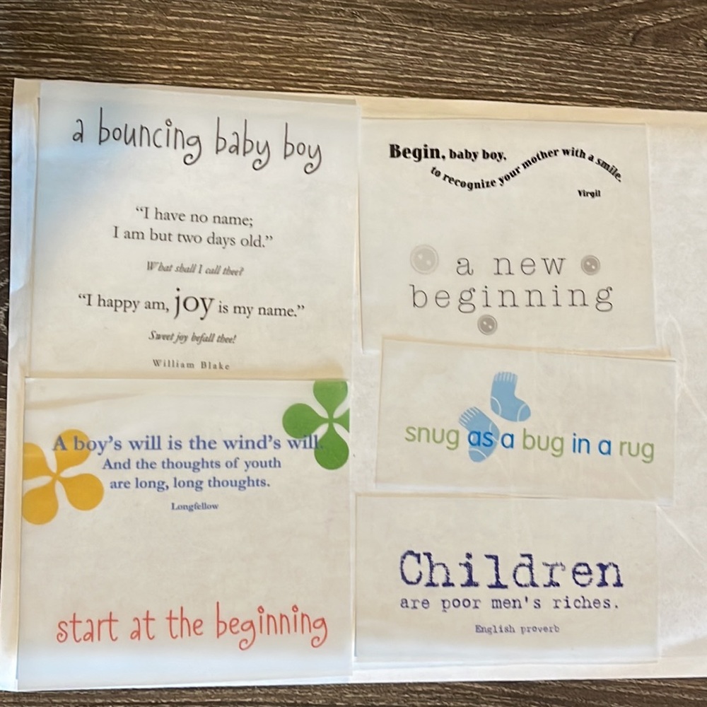 Baby scrapbooking variety stickers and vellum. - Picture 5 of 7